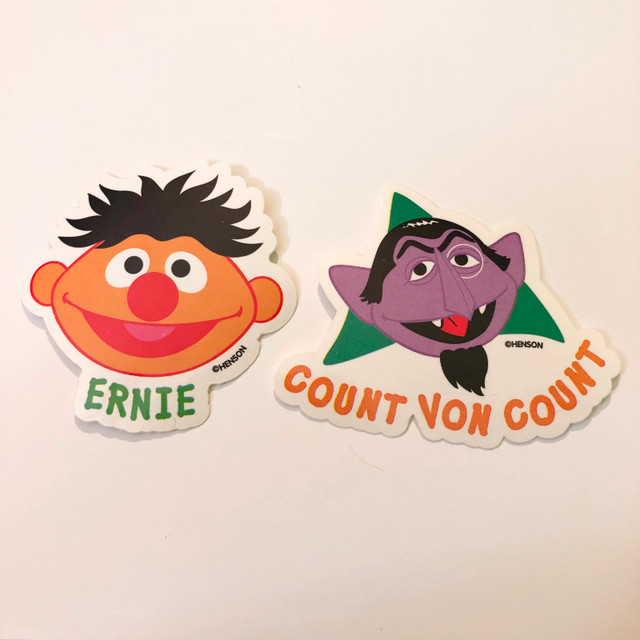 2000 Sesame Street Sandylion Stickers Bert Grover Ernie Count in Toys & Games in City of Toronto - Image 4