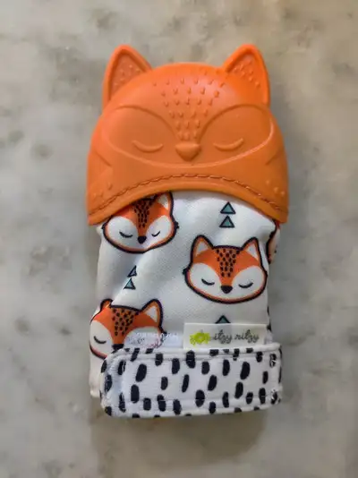 Itzy Ritzy Teething Mitt - Fox, View more