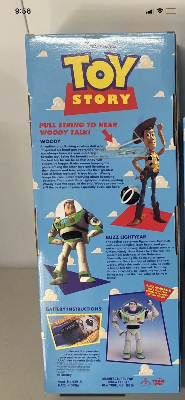 Recherche pour 1995 Woody Toy Story 1 comme ça LIRE DESCRIPTION! dans Jouets et jeux  à Ville de Montréal - Image 2