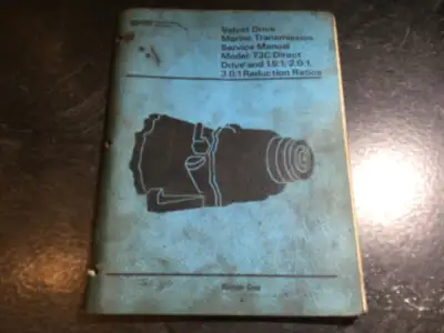 Velvet Drive Direct Drive Model 73C Marine Transmission Manual, View more