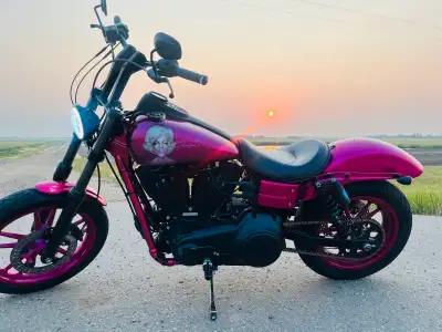 Custom 2022 rolling thunder / dyna, custom paint / wheels You want to turn heads? This is your bike!...