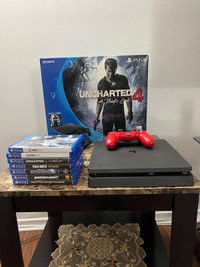 PS4 console with 7 games