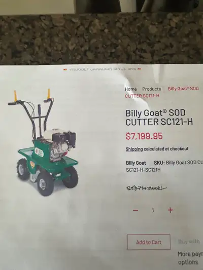 Billy Goat Sod Cutter SC121-H (2024), View more