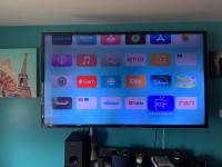 65” Samsung Smart TV With Wall Mount