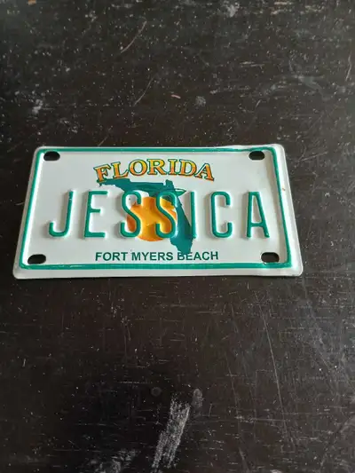 Florida Jessica License Plate, View more