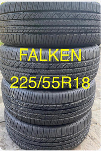225/55R18 Falken Ziex ZE001 A/S (4 TIRES) 