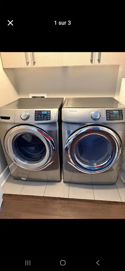 LAVEUSE SÉCHEUSE SAMSUNG STEAM STAINLES, View more