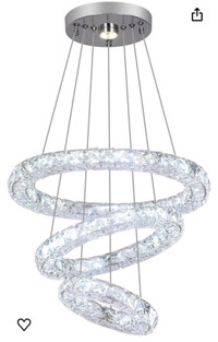 Modern 3 Crystal Chandeliers Ceiling Lights