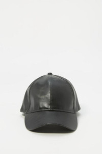Faux Leather Baseball Cap For Men and Women