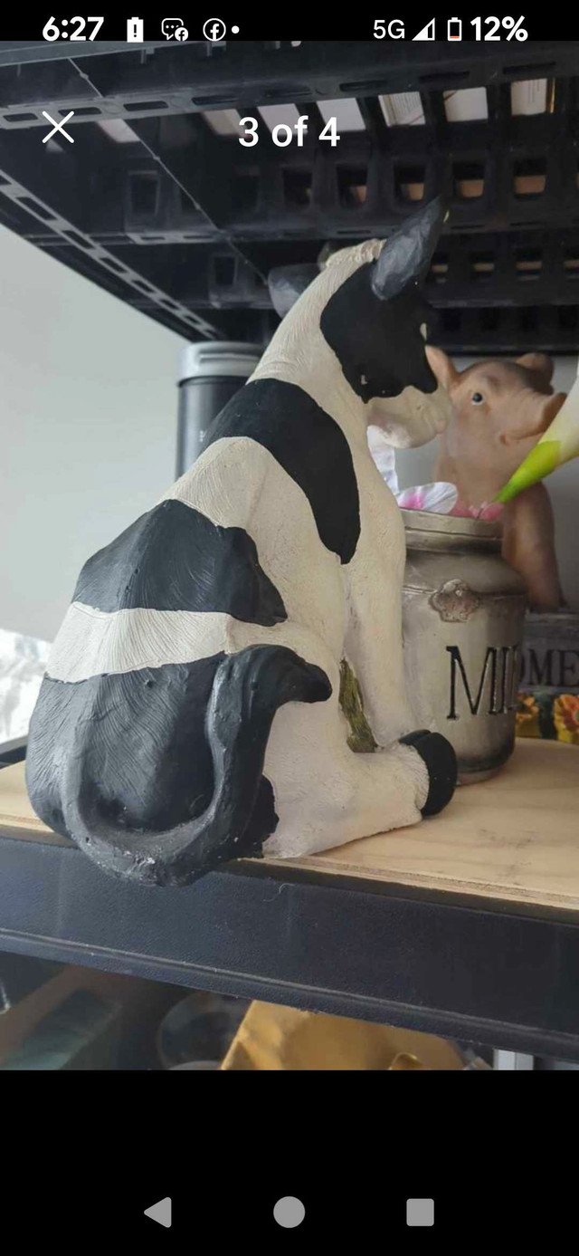 NEW COW PLANTER ABOUT TWO AND A HALF FEET TALL  in Outdoor Décor in Cranbrook