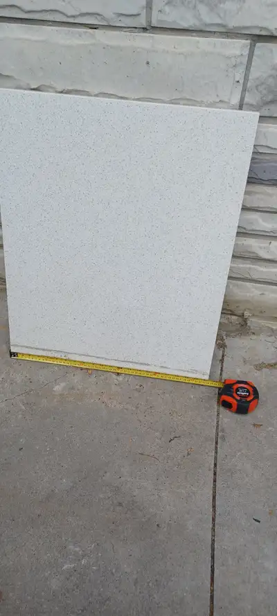 White composite stone top., View more