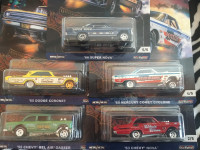 HOTWHEELS DIECAST PREMIUM DRAG STRIP NEW 2018 SET OF 5 CARS