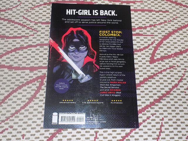 HIT-GIRL IN COLUMBIA VOLUME ONE, TRADE PAPERBACK COLLECTS #1 - 4 in Comics & Graphic Novels in Hamilton - Image 2