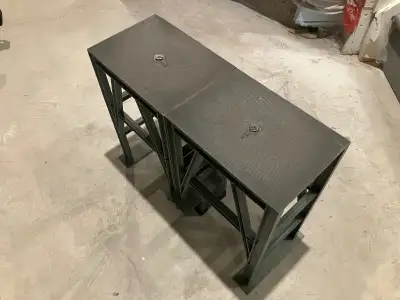 Scratch built O scale/G scale bridge, built out of plastic with realistic paint. New. Can be used fo...