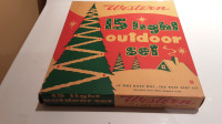 Vintage Christmas -C9 - Lot # 5 - Western Tire 15 light set