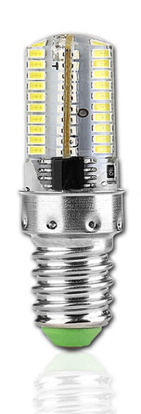 E12 LED Corn Bulb Dimmable Silicone 80 Leds