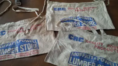 3 Utility Aprons, Moffatt & Powell Lumber Store, Tillsonburg, View more