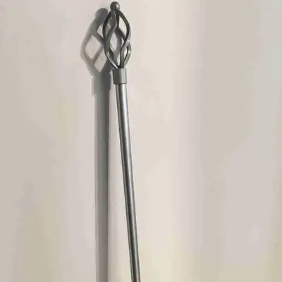 Brushed Silver Curtain Rod, View more