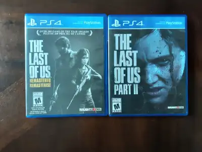 The Last Of Us part 1 et 2 ps4 compatible ps5, View more