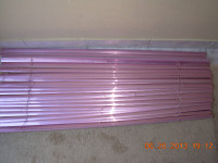 2 stores metallique vieux rose 45 x 24" long, 114.3 x 60.96cmlon