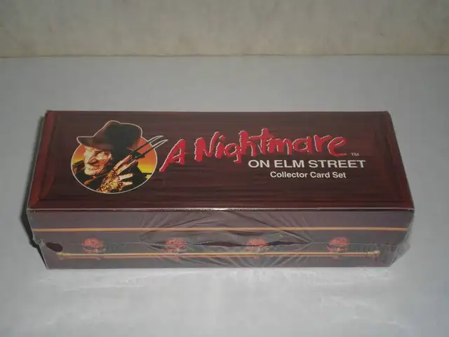 1991 NIGHTMARE ON ELM STREET COFFIN CARD SET SEALED in Arts & Collectibles in Oakville / Halton Region - Image 3