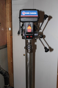 King Canada 13" Floor Drill Press w/laser