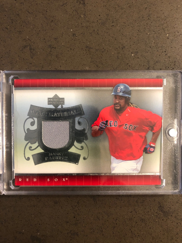 Manny Ramirez Material Jersey Cards  in Arts & Collectibles in Markham / York Region - Image 3