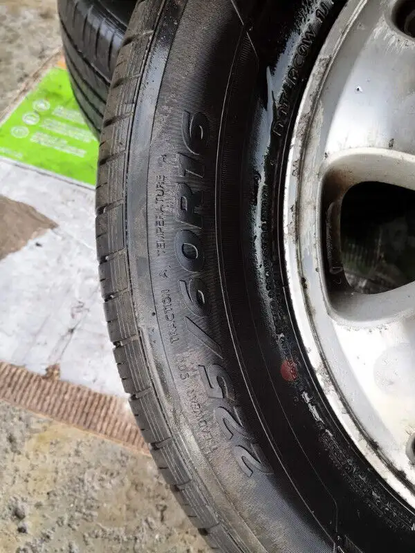 HONDA  OEM RIMS(5*114.3mm)  WITH 225/60/16 ALLSEASON TIRES in Tires & Rims in City of Toronto - Image 3