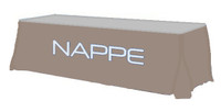 TABLE SKIRTING NAPPE EXPOSITION SHOW STAND SALON KIOSKE BOOT