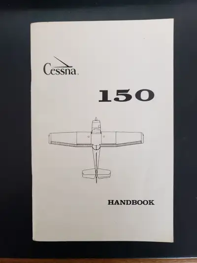 Cessna 150 Handbook 1970 Excellent condition (back cover has a crease but there are no tears or any...