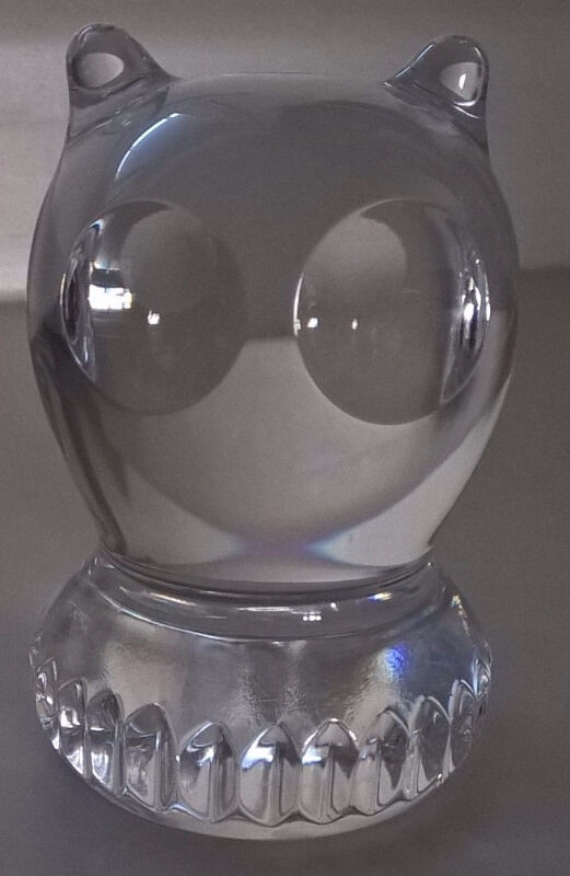 Vintage Spode Crystal Owl Paperweight in Arts & Collectibles in Oshawa / Durham Region