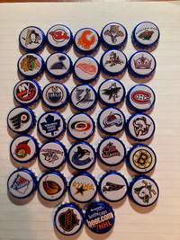 Set of NHL Beer Caps
