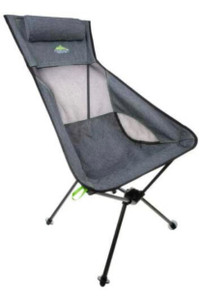 New- Cascade Mountain Tech Ultralight Packable High-Back  Chair