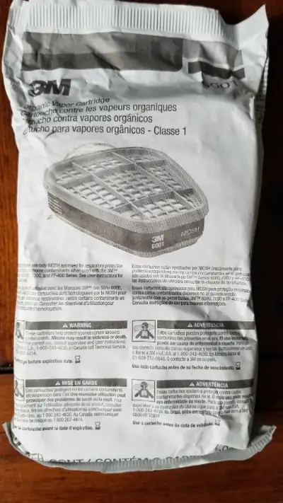 3M Organic Vapor Cartridge - 2 pack - 6001, View more