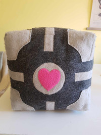 Portal Companion Cube plush