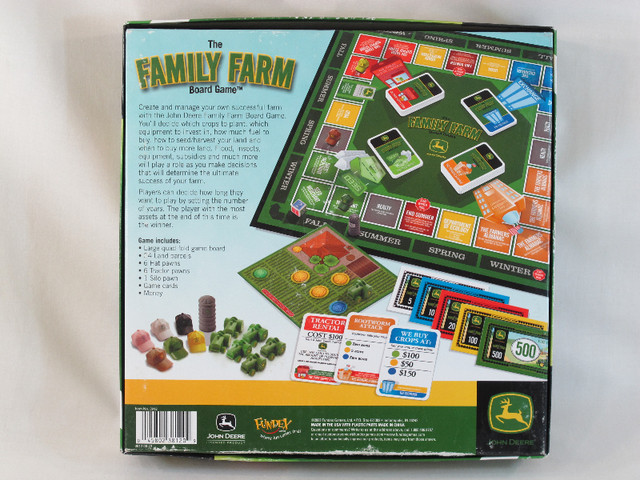 The Family Farm 2008 Board Game John Deere Fundex 100% Complete in Toys & Games in Regina - Image 2