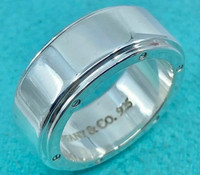 Rare Tiffany & Co Sterling Silver Metropolis Ring