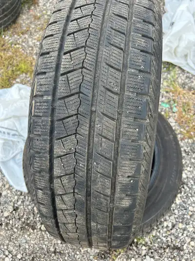 Two winter tired off from nissan rogue will fit other SUVs tires size 225/60/18