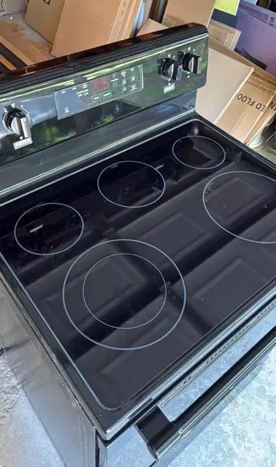 glass top electric stove in great condition , View more