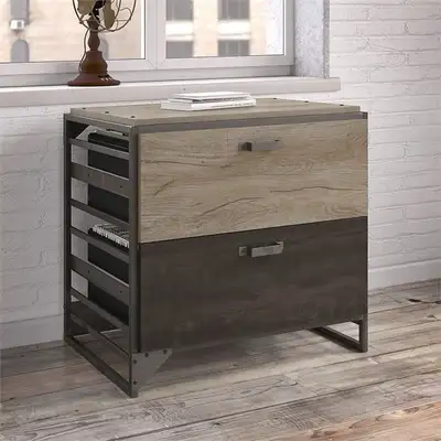 Bush Furniture Refinery 2 drawer lateral filing cabinet , View more