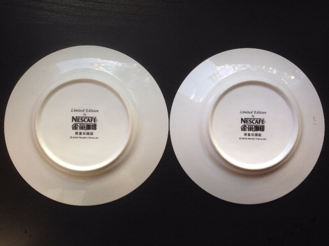 Reduced -Pair of NESCAFE logo plates 6in diameter. in Arts & Collectibles in Hamilton - Image 2