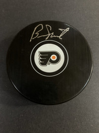 Bernie Parent Autographed Hockey Puck w/ COA!