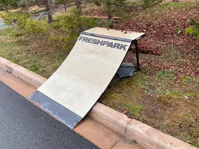 Freshpark quarter pipe skateboard BMX scooter ramp, View more