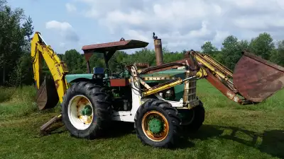 Tracteur Oliver 1850 Année 1967 Moteur diesel Perkins 6 cylindres 6.354 100 HP. Pas de taxes. Très b...