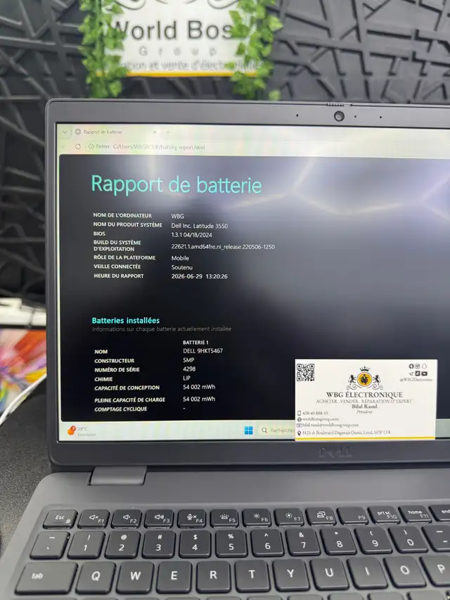 Dell Latitude 3550 1 - 256Gb - 15” in Laptops in Laval / North Shore - Image 3