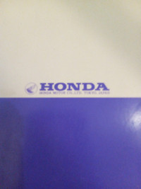 Shop Manual Honda MT250