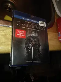 Game of Thrones season 1  Blu Ray unopened