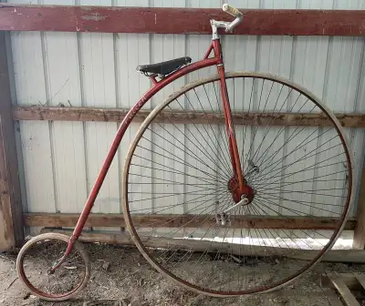 Vintage Penny Farthing bicycle, View more
