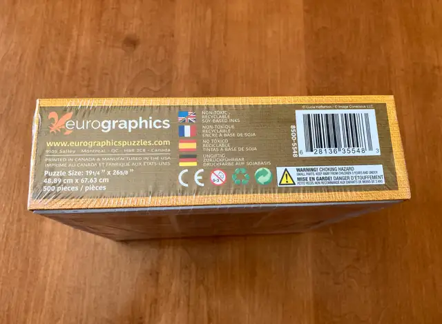 Brand New 500-Piece Large Pieces Eurographics Puzzle, Duck Tours62863284364801123