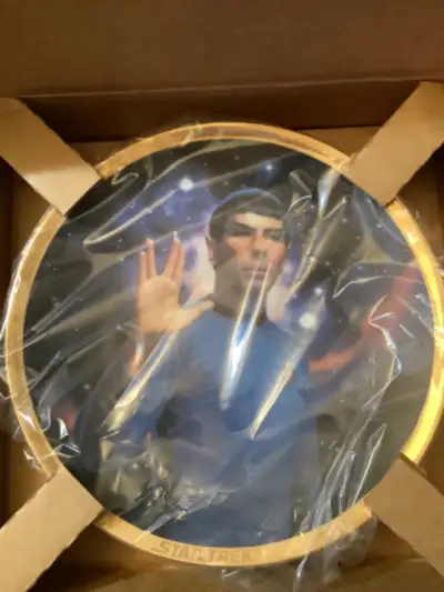 Star Trek 25th Anniversary Spock Collector Plate New, View more